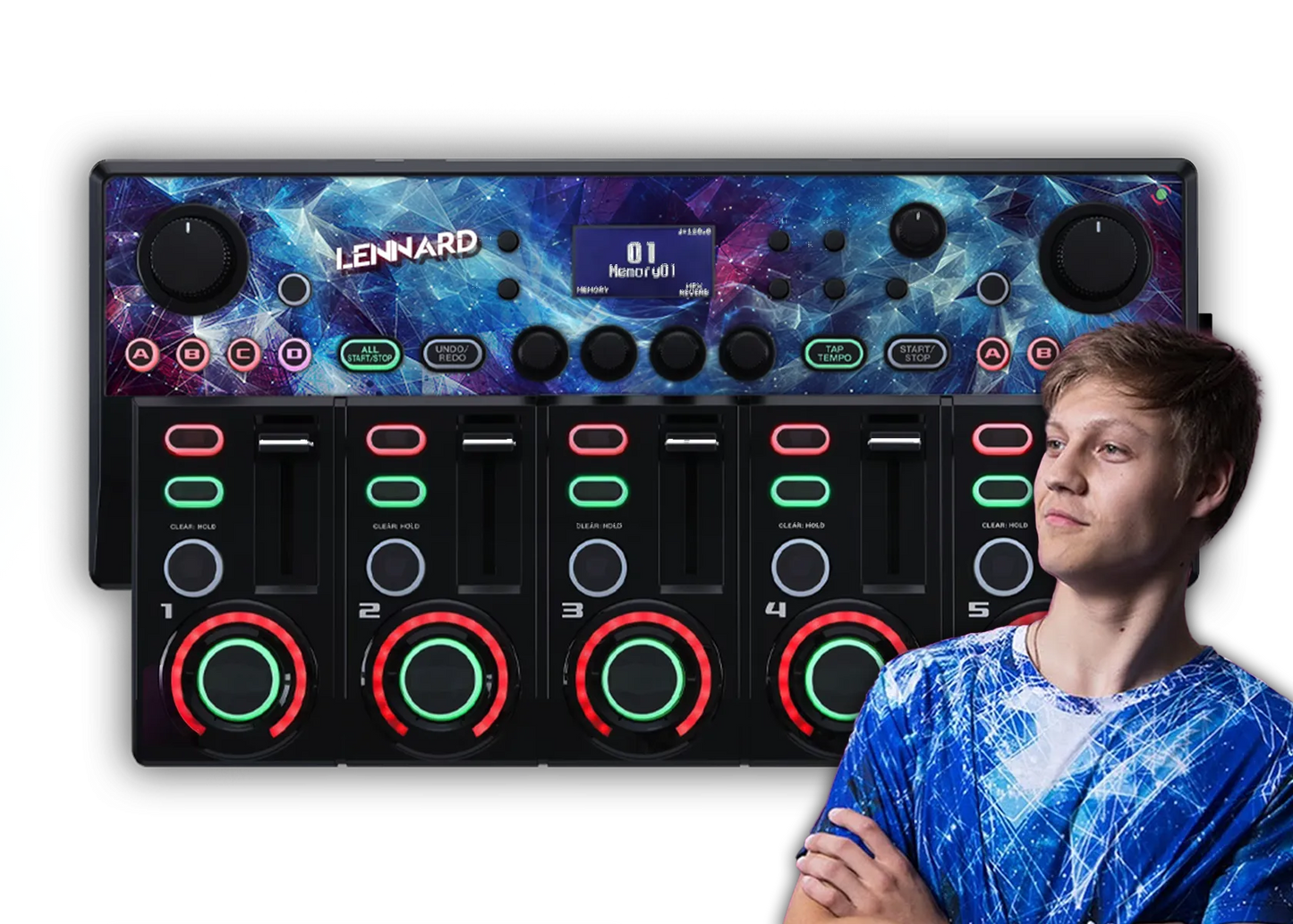 LENNARD'S BLUE GALAXY - RC505 SKIN by TRACKONE